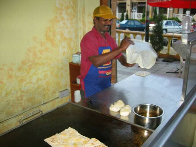 Banana Roti-Verkufer in Tanah Rata