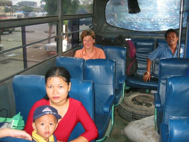 Im Bus nach Parapat (Toba-See)