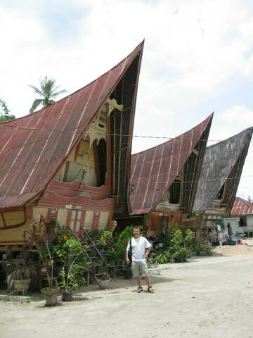 Batak-Huser in Tomok