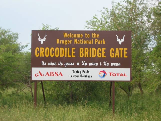 <i>Eingang zum Kruger National Park</i>