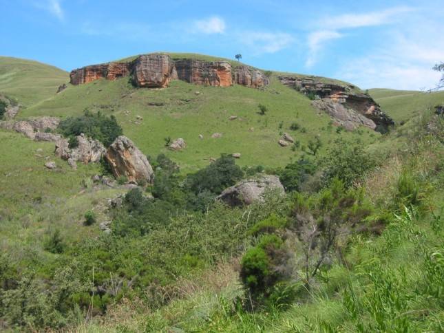 <i>Drakensberge bei Giant Rock</i>